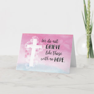 Sympathie, we rouwen niet zoals degenen zonder hoo kaart