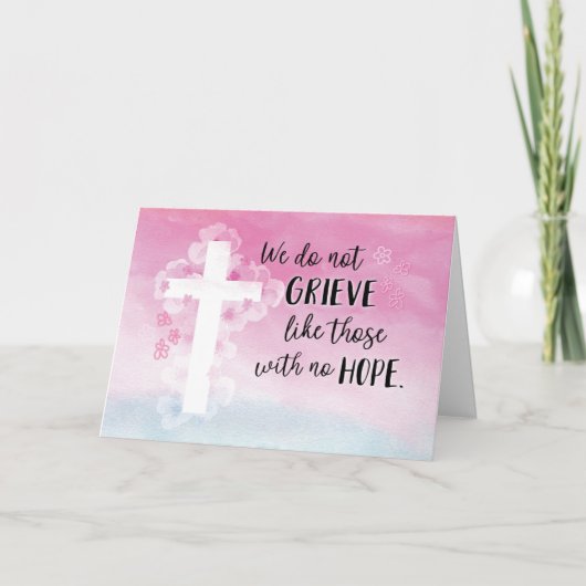Sympathie, we rouwen niet zoals degenen zonder hoo kaart (Voorkant)