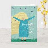 Sympathie Wenskaart (blanco) Kaart (Gele Bloem)