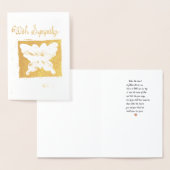 Sympathie Wenskaart, door Cahir Folie Kaarten (Display)