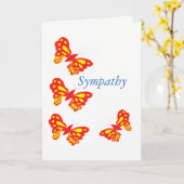 sympathie Wenskaart Kaart (Gele Bloem)