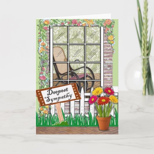 Sympathie Wenskaart Kaart (Voorkant)
