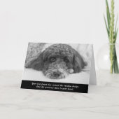 Sympathie Wenskaart Labradoodle Kaart (Voorkant)