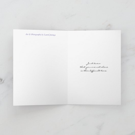 Sympathie Wenskaart met Ocean Scene Kaart (Binnen)