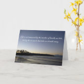 Sympathie Wenskaarten - Bewegende Quote Kaart (Gele Bloem)