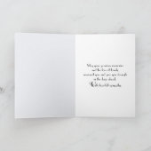 Sympathie White Rose Kaart (Binnen)