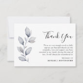 Sympathie Winter Foliage Foto: Dank u wel Bedankkaart (Voorkant)