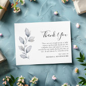 Sympathie Winter Foliage Foto: Dank u wel Bedankkaart