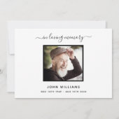 Sympathie wit goud bedankt foto (Achterkant)