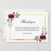 Sympathie witte blogodde foto bedankt foto (Voorkant)