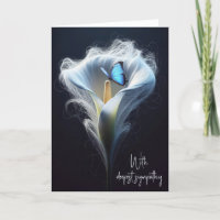 Sympathie Witte Calla Lily en Vlinder