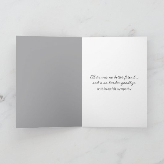 Sympathie witte dahlia bloem in vaas kaart (Binnen)