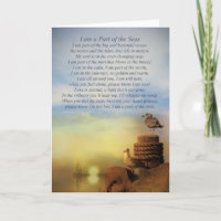 Sympathie Zee Ocean Sailing with Spirituele Poem