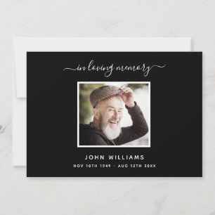 Sympathie zwart goud bedankt foto