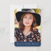 Sympathiebergen in Dusk Hartelijk dank Bedankkaart (Achterkant)