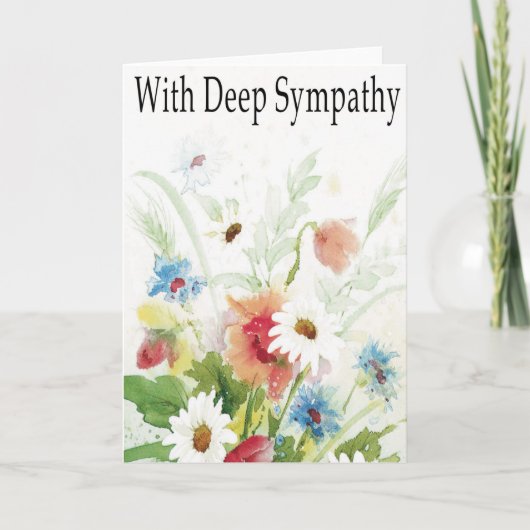 Sympathieblauw en witte dagen kaart (Voorkant)