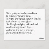 sympathieboodschap briefkaart (Achterkant)