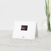 Sympathieboodschap met zonsondergang, Bomen en Wat Feestdagen Kaart (Achterkant)