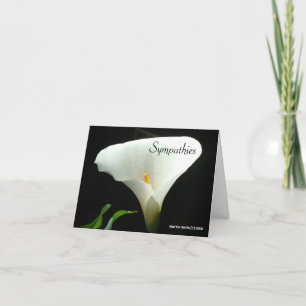 Sympathieën - Calla Lily Kaart
