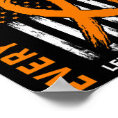 Sympathiegeschenken Verlies van papa Oranje leukem Poster (Hoek)