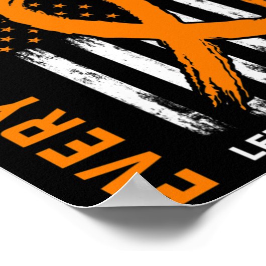 Sympathiegeschenken Verlies van papa Oranje leukem Poster (Hoek)