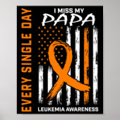 Sympathiegeschenken Verlies van papa Oranje leukem Poster (Voorkant)