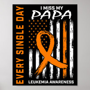 Sympathiegeschenken Verlies van papa Oranje leukem Poster