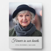 Sympathieherdenking bij het liefhebben van geheuge fotoplaat (voorkant)