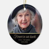 Sympathieherdenking bij het liefhebben van geheuge keramisch ornament (Links)