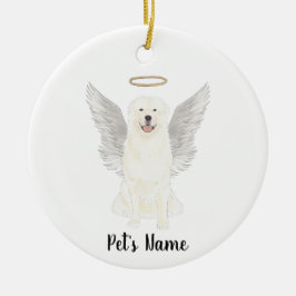 Sympathieherdenking van de Grote Pyreneeën Keramisch Ornament