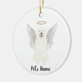 Sympathieherdenking van de Grote Pyreneeën Keramisch Ornament (Links)