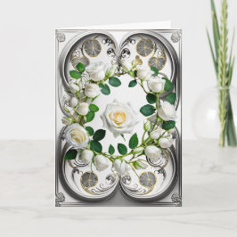 Sympathiekaart, 5"x 7"Gevouwen Wenskaart Kaart