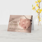 Sympathiekaart bij het overlijden van een partner kaart (Gele Bloem)