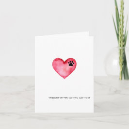 Sympathiekaart - Denk aan je in deze moeilijke tij Kaart