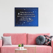 Sympathiekaart Eskimo spreekwoord - sterren Canvas Afdruk (Insitu (Woonkamer))