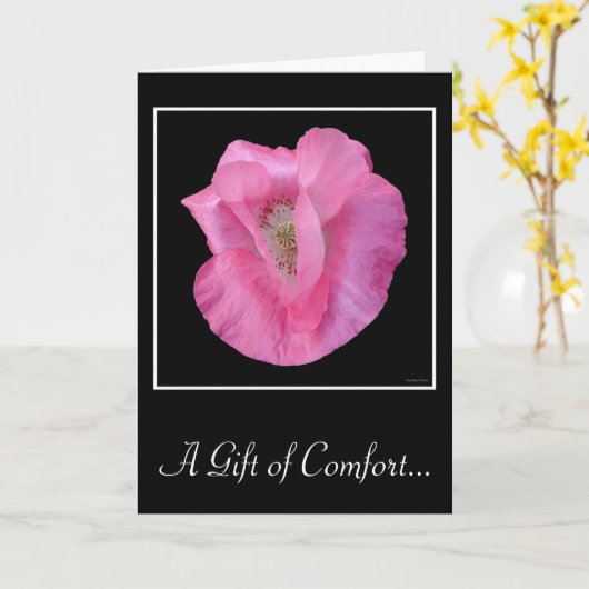 "SYMPATHIEKAART & GEDICHT" KAART (Gele Bloem)