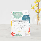 Sympathiekaart - Je zult altijd van je houden Kaart (Gele Bloem)