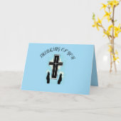 Sympathiekaart: Katholieke Kruis Kaart (Gele Bloem)