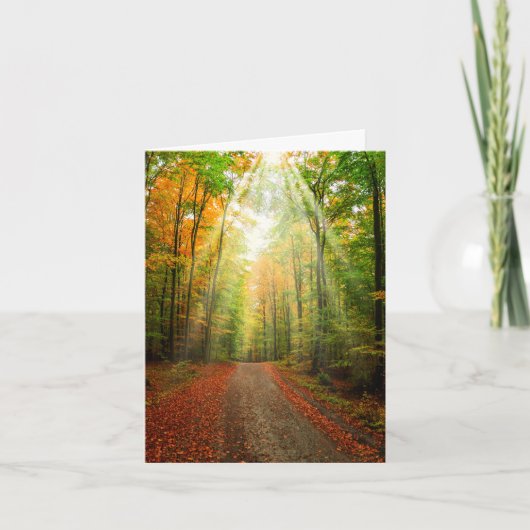 Sympathiekaart met gedachten kaart (Voorkant)