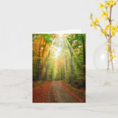 Sympathiekaart met gedachten kaart (Gele Bloem)