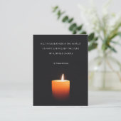 Sympathiekaart met hartvolle boodschap (Staand voorkant)