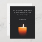 Sympathiekaart met hartvolle boodschap (Voorkant / Achterkant)