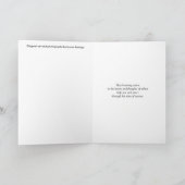 Sympathiekaart met Paarse ventilator Kaart (Binnen)