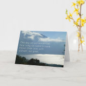 Sympathiekaart met Quote, Wonder Not Grief Kaart (Gele Bloem)