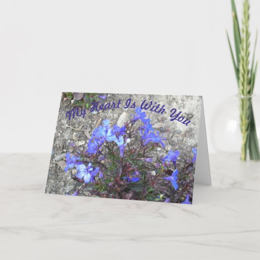 Sympathiekaart - Mijn hart ligt bij jou Kaart (Voorkant)