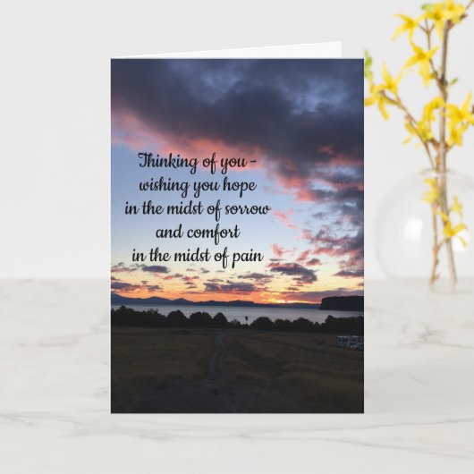 Sympathiekaart van dalDesignNZ Kaart (Gele Bloem)