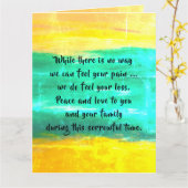 Sympathiekaart van dalDesignNZ Kaart (Gele Bloem)