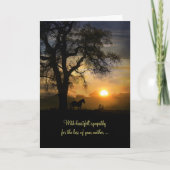 Sympathiekaart verlies moeder, condoleances voor m kaart (Voorkant)