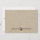 Sympathiekaart voor afdrukken in Paw Kaart (Achterkant)