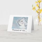 Sympathiekaart - Voor altijd bij jou (kat) Kaart (Gele Bloem)